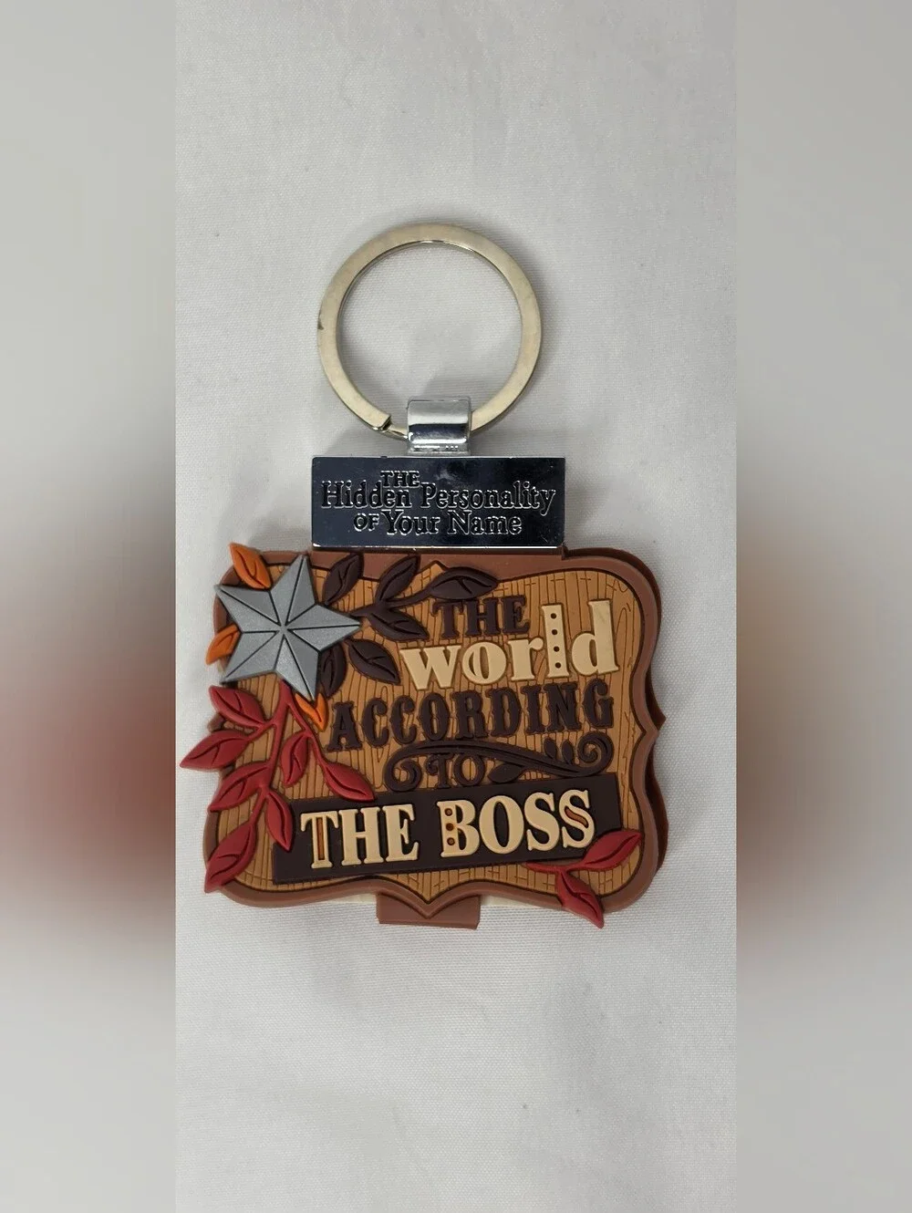 History & Heraldry Hidden Personality Mini Book Keychain Boss Gift Quotes